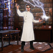 Mad Scientist Victorian White Lab Coat