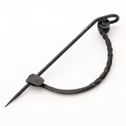 Forged Iron Cloak Pin