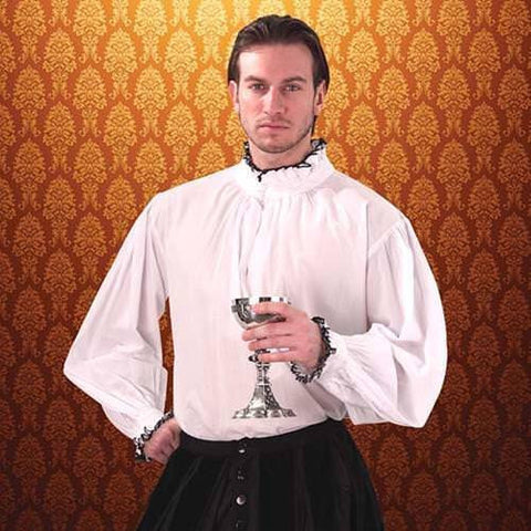 Courtly Ruffle Collar Shirt - Costumes and Collectibles