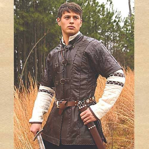 Arthurian Medieval Leather Jerkin - Costumes and Collectibles